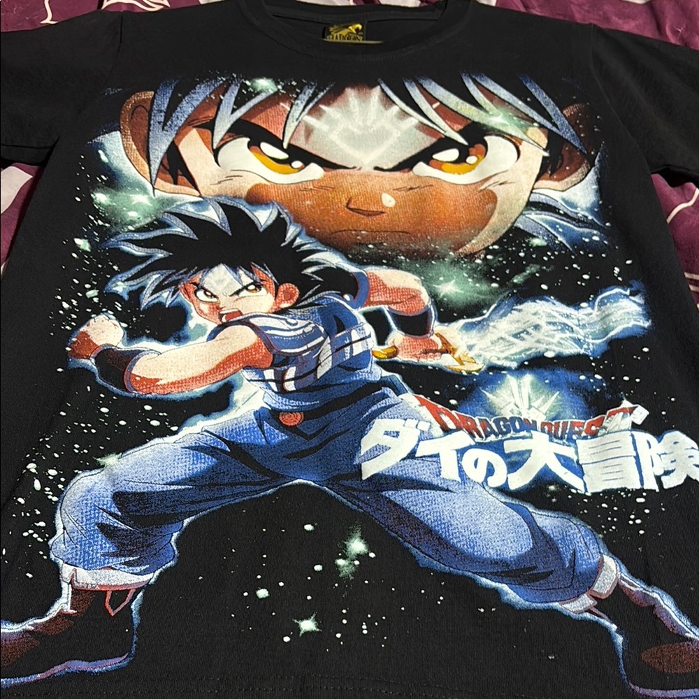 Black Anime Graphic T-Shirt